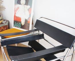 Fauteuil Wassily B3 Marcel Breuer pour Gavina