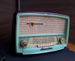 poste   radio  vintage   