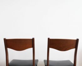 Paire de chaises scandinave vintage en teck