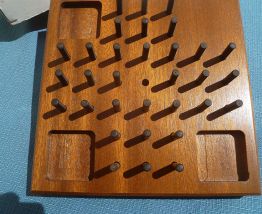 jeu  solitaire  en  bois