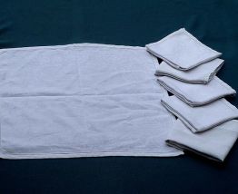 lot de 6 serviettes de table, vintage