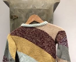 Tricot main, laine, enfant 5/8 ans