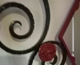 vestibulle porte manteau fer forgé