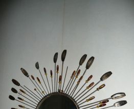 Miroir soleil métal