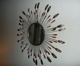 Miroir soleil métal