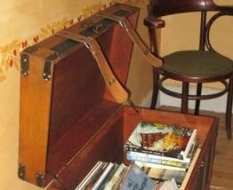 Malle en bois Rangement