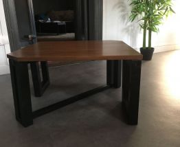 2 petites tables basses style atelier industriel