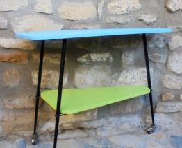 Console tripode scandinave vintage