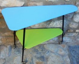 Console tripode scandinave vintage