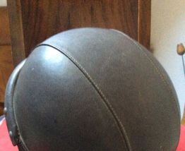 Casque bol vintage cuir 56 CM