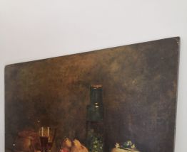 Tableau copie Chardin Le bocal d'olive