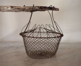 Panier à salade en fer repliable