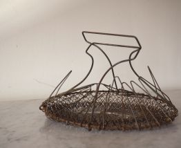 Panier à salade en fer repliable