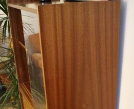 Meuble bibliothèque vitrine vintage 50's style P. Guariche