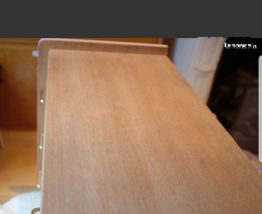 Jolie commode vintage rose &amp; bois