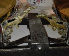 balance avec plateau en fonte