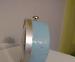 réveil vintage bleu Mr Malvezin - Monsalvy années 70