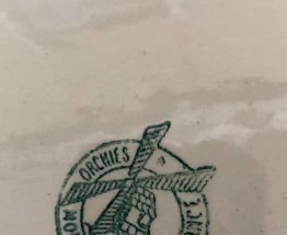 Plat à Cake Porcelaine Moulin des Loups