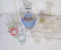 Service des années 50, à liqueur ou à apéro 