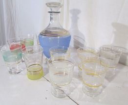 Service des années 50, à liqueur ou à apéro 