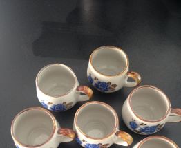 6 tasses vintage