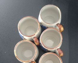 6 tasses vintage