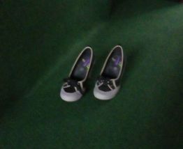 Escarpins bleu marine et gris taille 37