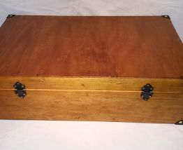 Ancienne valise bois 