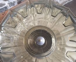 Coupe ambrée Art Déco.