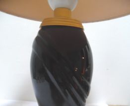lampe noir et doré