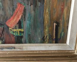 Huile sur toile signée Picard