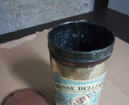 Pot ancien de graisse "Belleville"