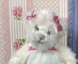 cadre ancien patiné, déco peluche