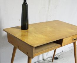 Bureau vintage scandinave longs pieds compas 70's 