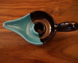 joli bougeoir vintage en céramique 