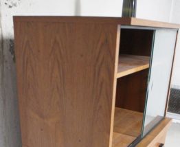 Meuble rangement vitrine 1950's esprit Guariche