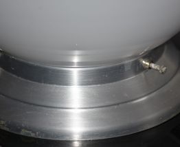 applique globe vintage