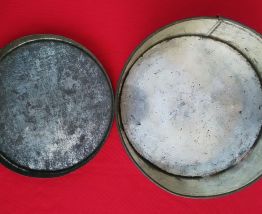 Boite publicitaire en tôle lithographiée (gaufrettes)