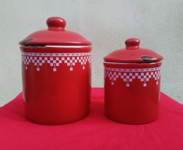 Jolis pots en céramique émaillée - Comptoir de famille
