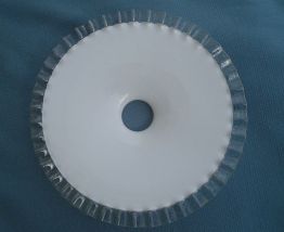 abat jour , suspension  opaline blanche ,vintage