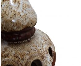 Pied de lampe en céramique années 60