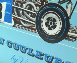 Planches inédites en couleurs formule 1 1970 by Vincent Saye