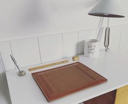 Sous main cuir vintage 