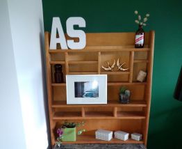 Étagère casiers cabinet curiosités