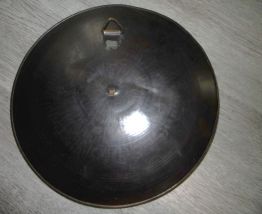 Vintage Assiette Murale en cuivre et laiton Pérou