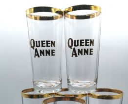Lot de 6 verres Queen Anne