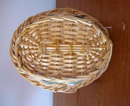PETIT PANIER EN OSIER VINTAGE