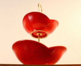 Plat à biscuit 'rouge cerise'