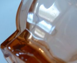 Lot de 2  petites carafes roses