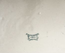 Plat de service Lunéville modèle Pâquerette